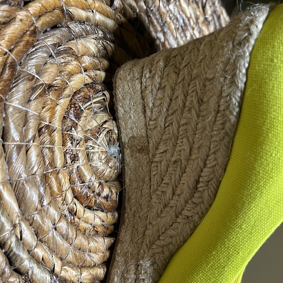 JCrew Seville wedge yellow new never worn size 6.5 - Picture 6 of 8